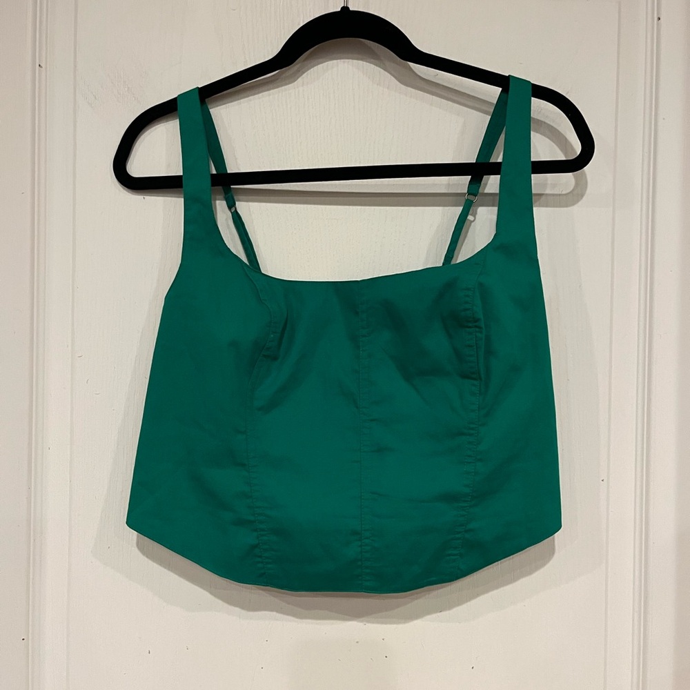 Abercrombie & Fitch green tank